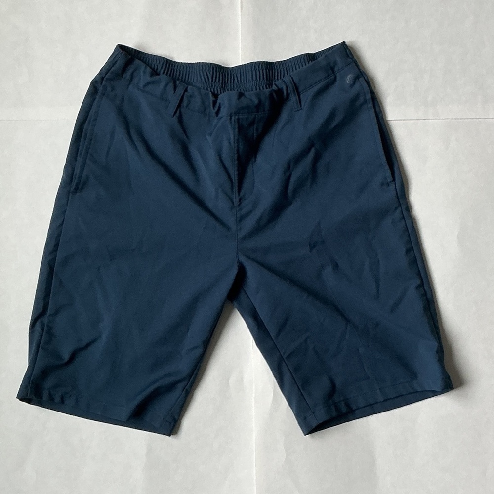 adidas Kid's Deep Blue Flat Front Shorts
